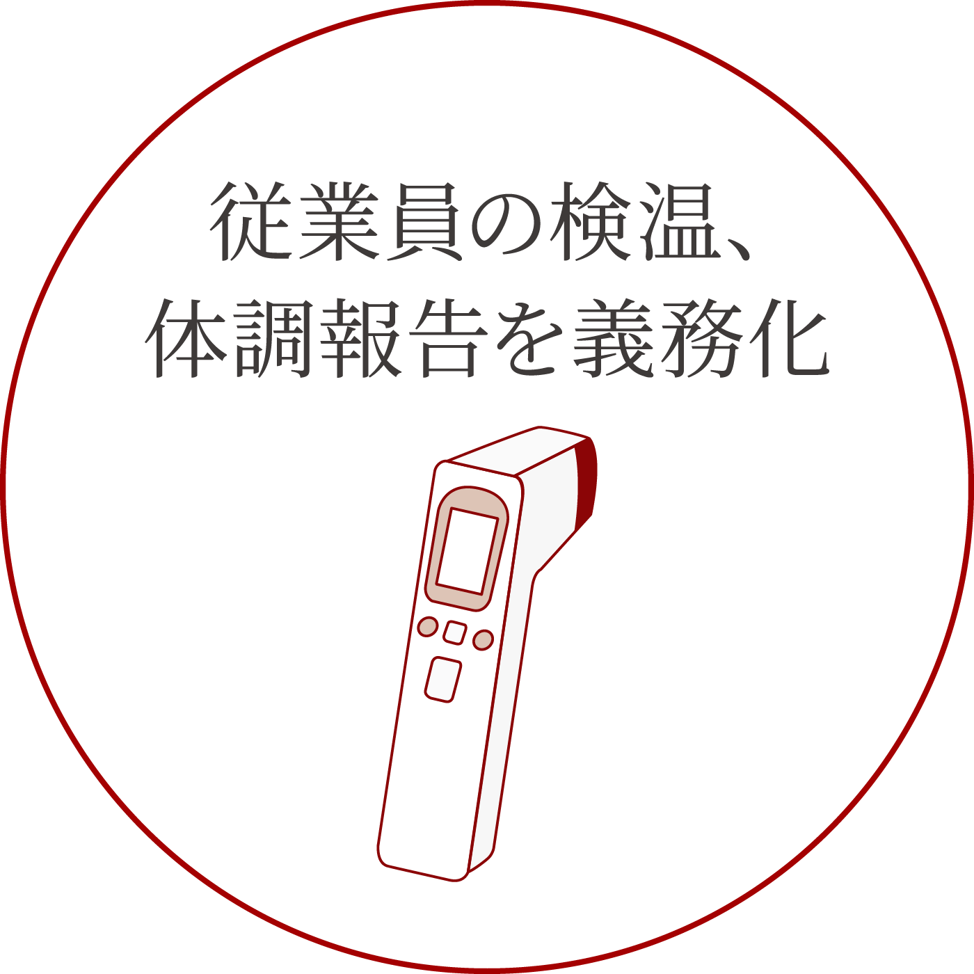 検温・体調管理